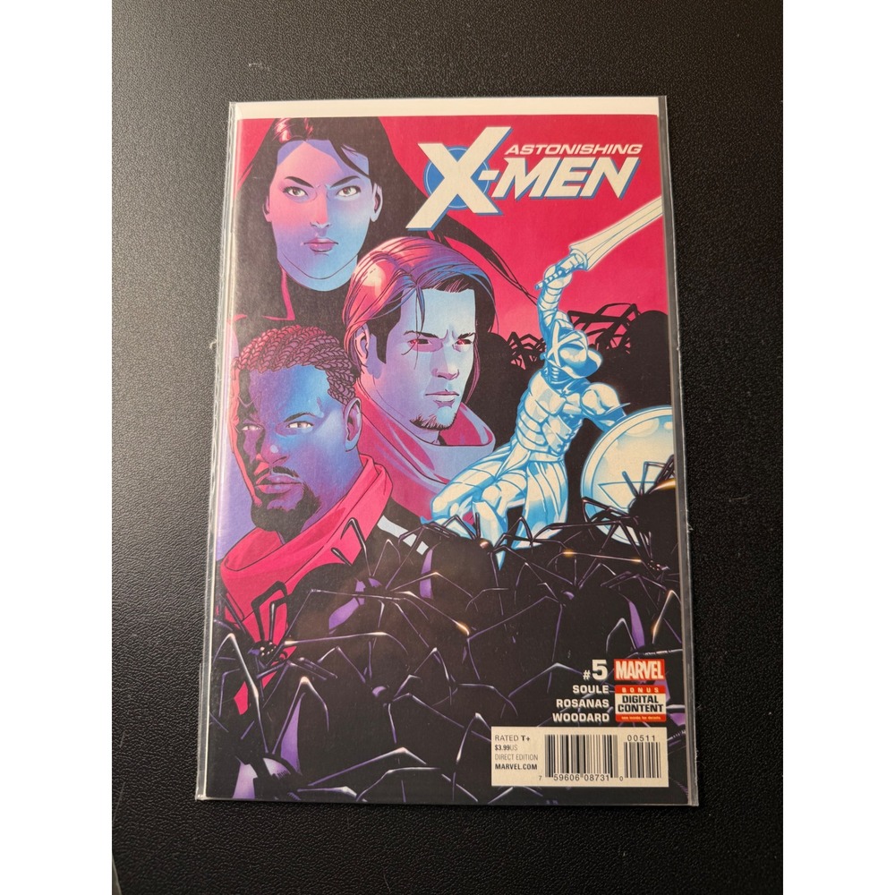Astonishing‎ X-Men 5 Marvel Comics 2017 Soule Rosanas Psylocke Bishop Gambit